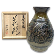 金城次郎　壺屋焼　花瓶